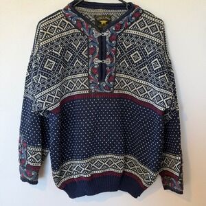 Volund Norway Wool Nordic Sweater Size M Lambwool